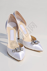 白新娘白鞋背景图片