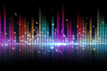 数字迪斯科设计绘图夜店活力计算机派对夜生活紫色背景图片