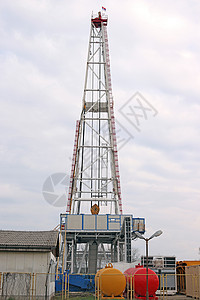 钻井钻井机和设备石化石油勘探气体活力引擎技术天空生产钻机背景图片