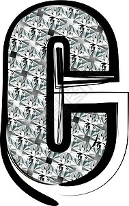 钻石4C钻石字体信C插画