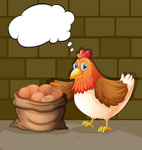 土豆焖鸡一只鸡蛋在麻袋里设计图片
