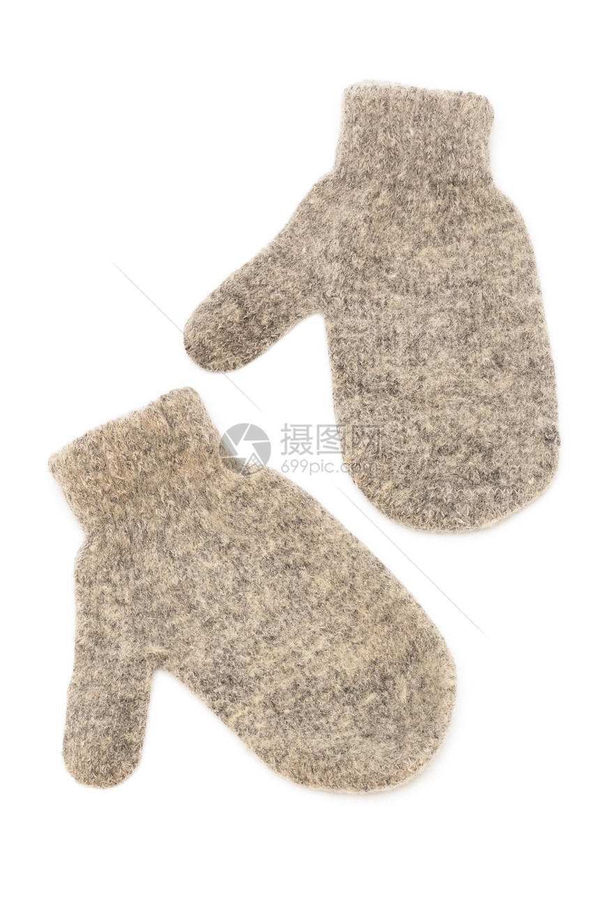 温暖手套钩针团体白色编织灰色天气针织配饰羊毛衣服图片