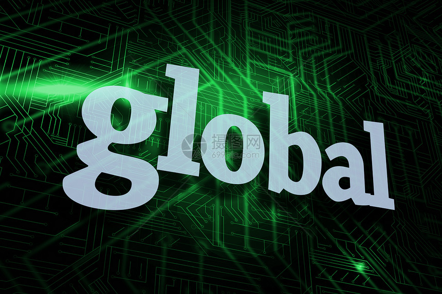 全球反对绿色和黑电路板组织辉光黑色国际流行语计算电脑全世界一个字技术硬件图片