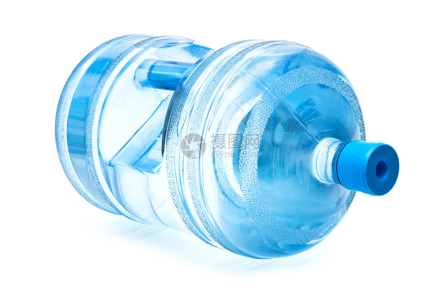 大瓶水瓶子矿物塞子白色液体蓝色卫生保健图片