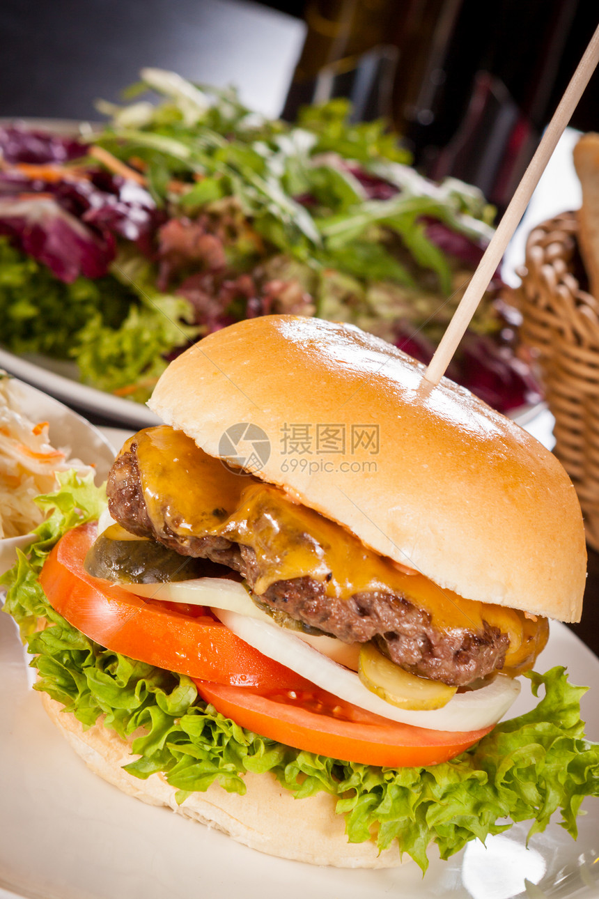 带学校法律的芝士汉堡红肉美食食堂奶制品烹饪食谱淀粉糖类菜单馅饼图片