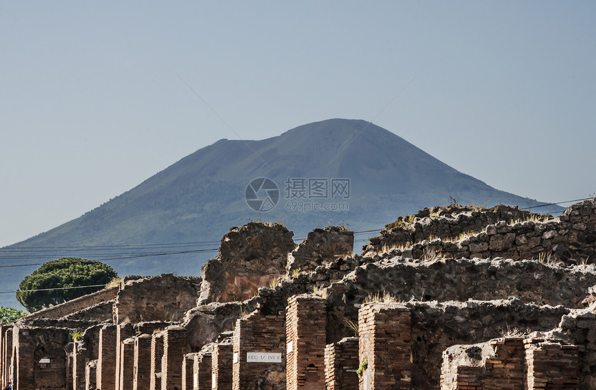 庞贝帝国历史火山灾难旅游遗产废墟考古学旅行城市图片
