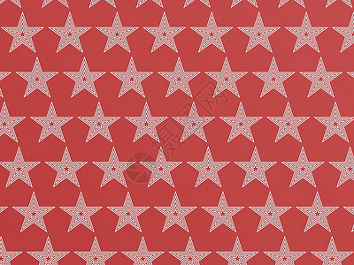 红色恒星模式惊喜礼物庆典季节织物卡片装饰旗帜框架装饰品背景图片