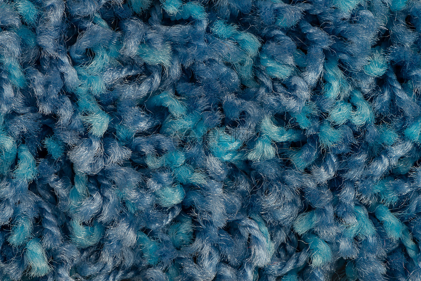 蓝地毯蓝色纺织品材料图片