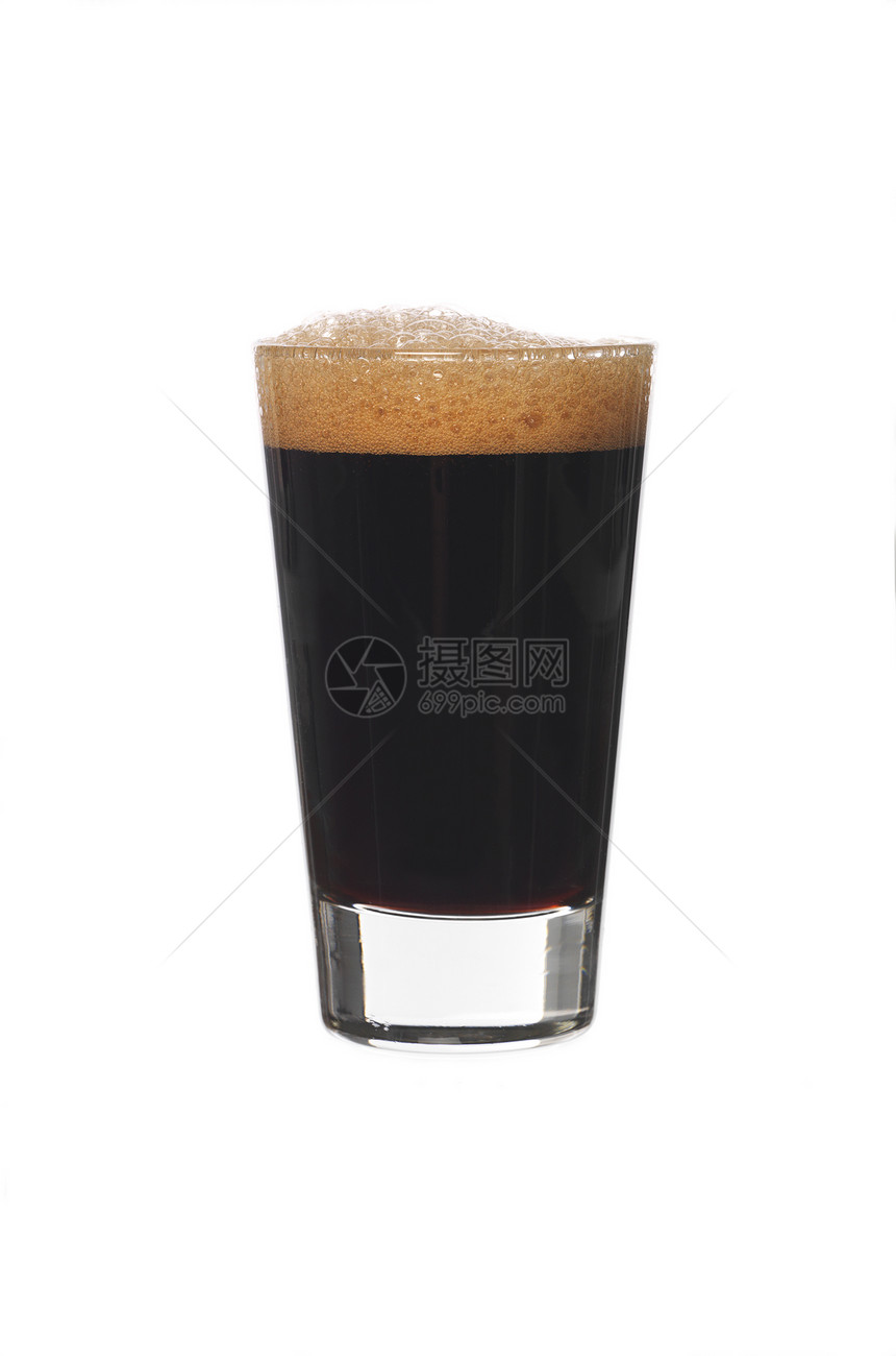 一杯可乐棕色红色气泡饮食对象立方体反射液体玻璃宏观图片