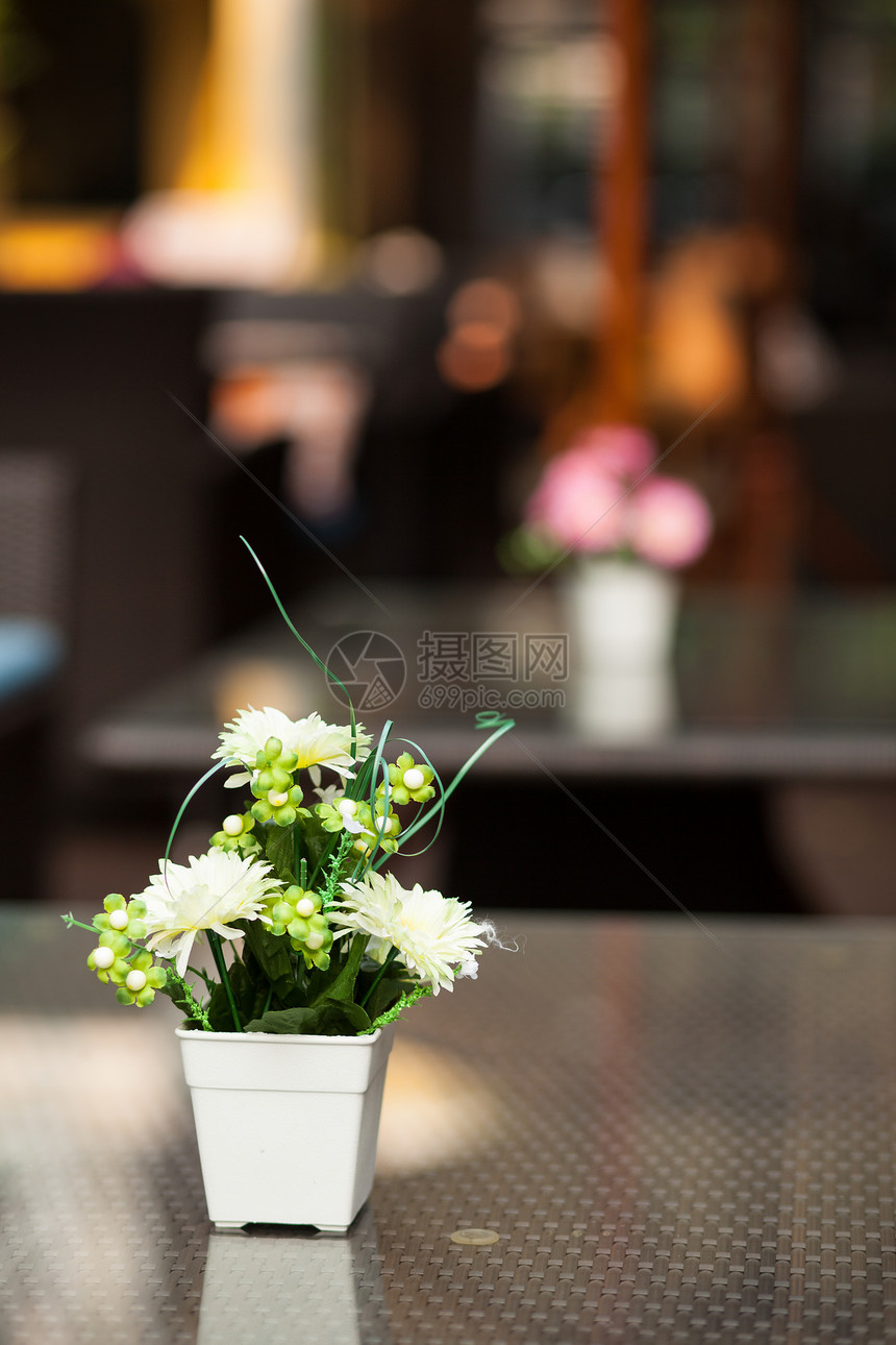 鲜花之流插花装饰品生日中心农村桌子木头装饰静物正方形图片