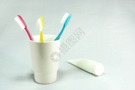 牙刷套件护理口腔玻璃牙科保健牙膏牙齿背景图片