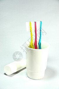 牙刷套件牙齿牙科牙膏玻璃保健护理口腔背景图片