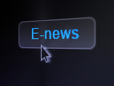 新闻概念 数字按钮背景的ENews金融电子监视器通讯黑色老鼠技术展示公告文章背景图片