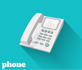 电话平板白色插图固定电话网络药片展示按钮手机办公室商业背景图片