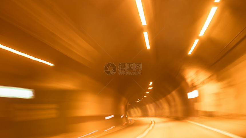 动议摘要照片驾驶车辆隧道交通运输城市橙子旅行速度曲线图片