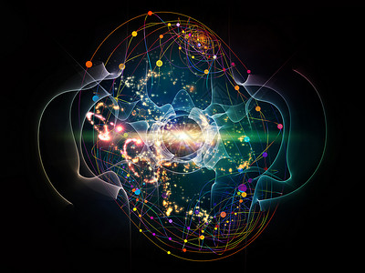 原子能源插图宇宙光子技术缩影作品几何学电子量子质子背景图片