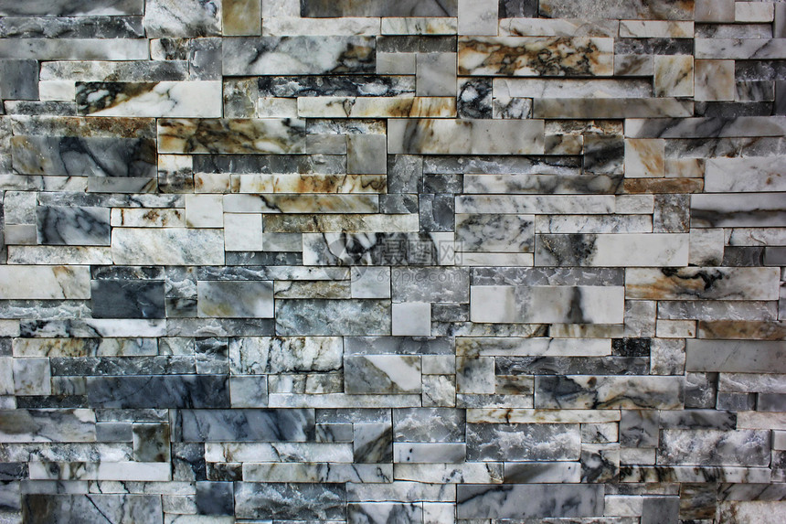 大理石墙背景建筑学马赛克墙纸古董网格制品石墙地面岩石正方形图片