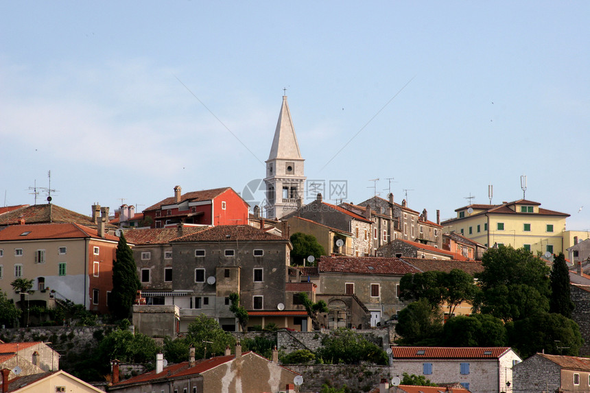 克罗地亚的弗拉萨尔市教会旅游旅行住宅建筑游客建筑学街道城市历史图片