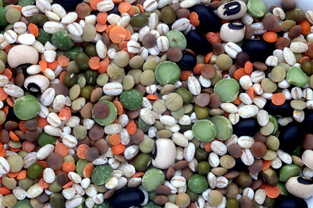 混合成的豆健康市场高清图片