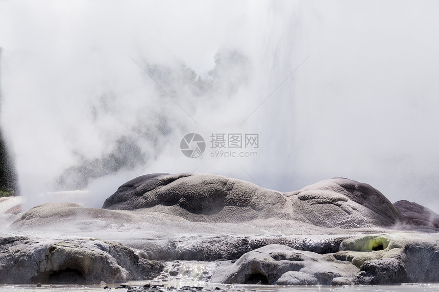 热凝热器区域亲王地质学旅游沸腾蒸汽岩石羽毛公园喷泉发泄图片