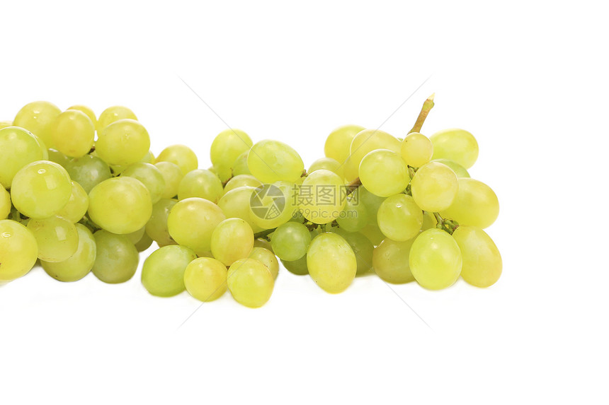 白葡萄饮食水平小吃甜点浆果生产藤蔓水果叶子活力图片