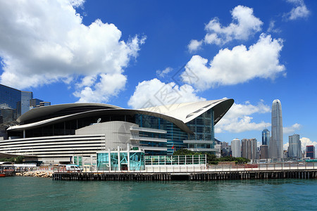 香港的湾仔建筑学高清图片素材