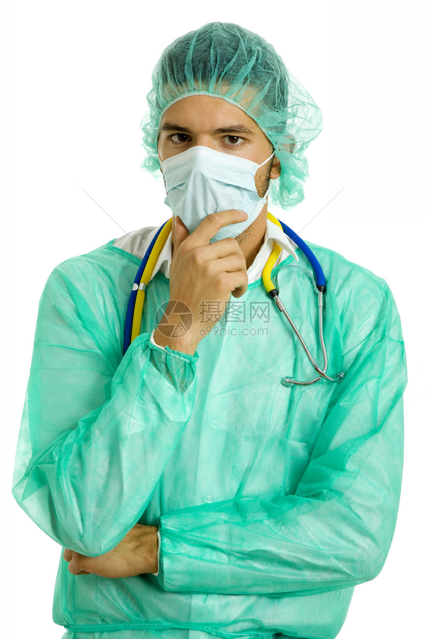 医生商业工人药品病人诊所医院擦洗临床帮助男性图片