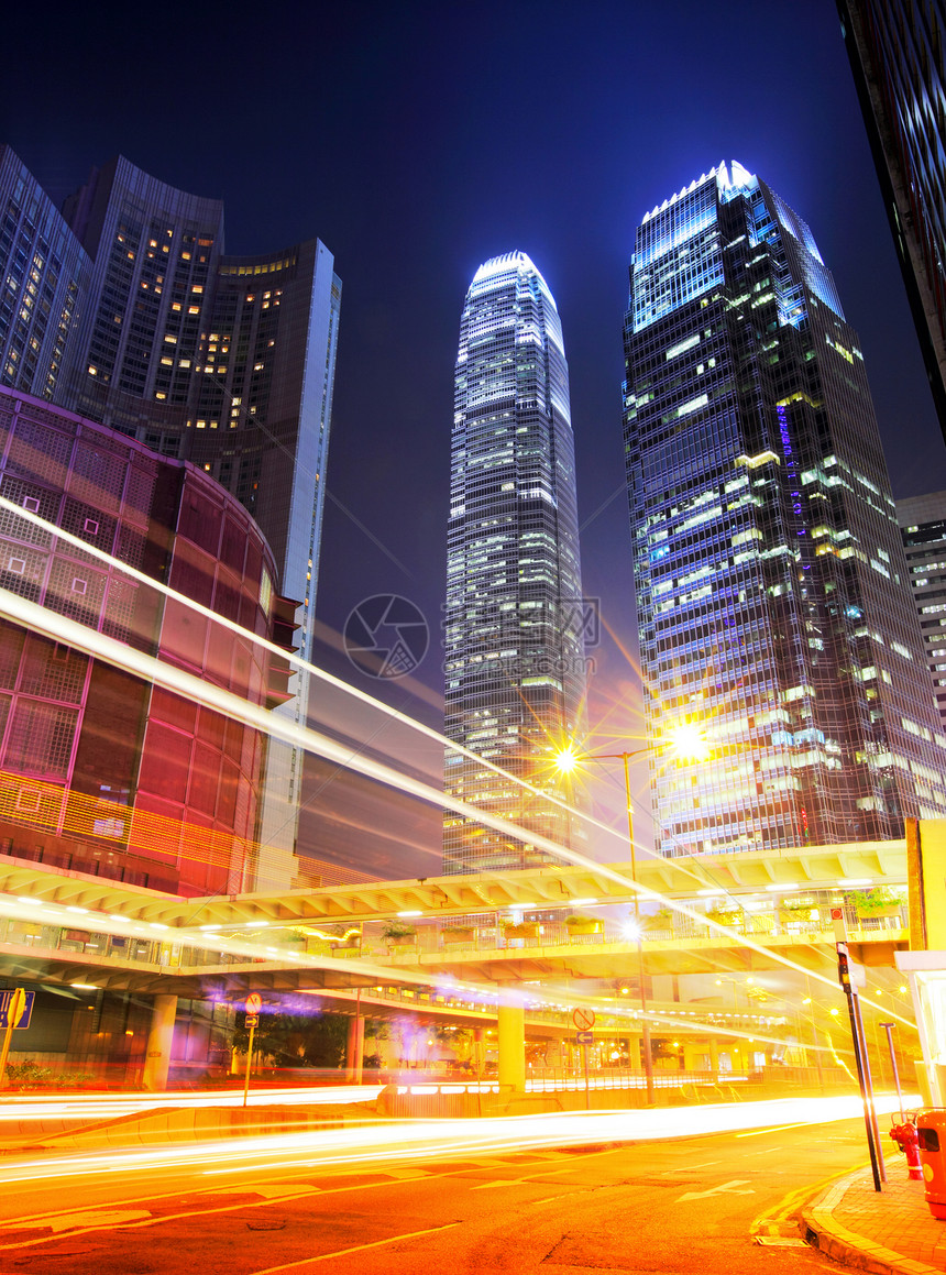 香港交通运输天际办公室市中心天空街道运动踪迹商业蓝色图片