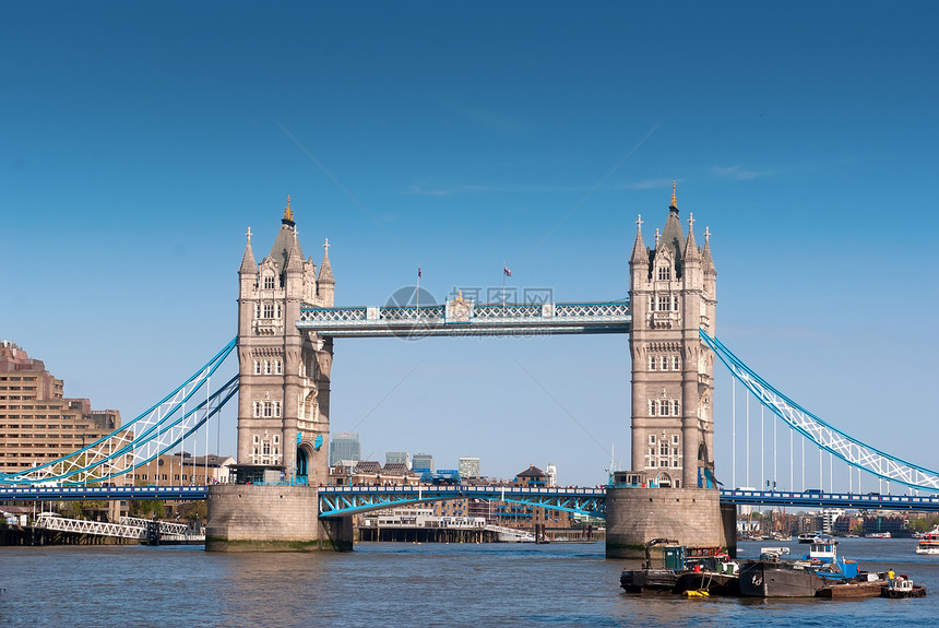 联合王国伦敦塔桥游客首都历史地标石头纪念碑吸引力阳光城市天空图片