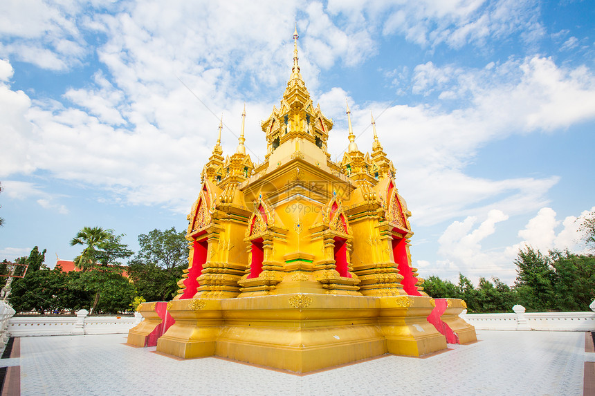 Wat 切迪钟艺术佛教徒旅游城市天空万象建筑旅行古董金子图片