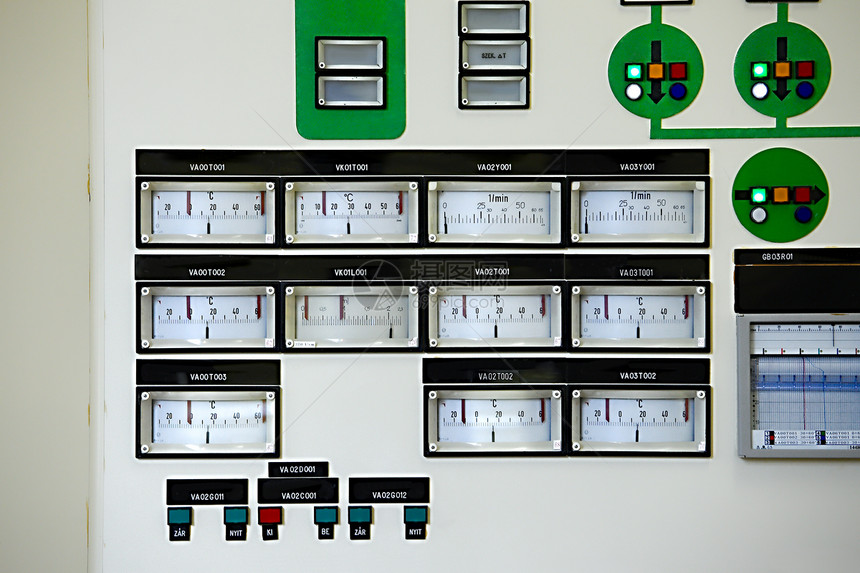 控制室温度中心工程控制器监控仪表机器按钮测量安全图片