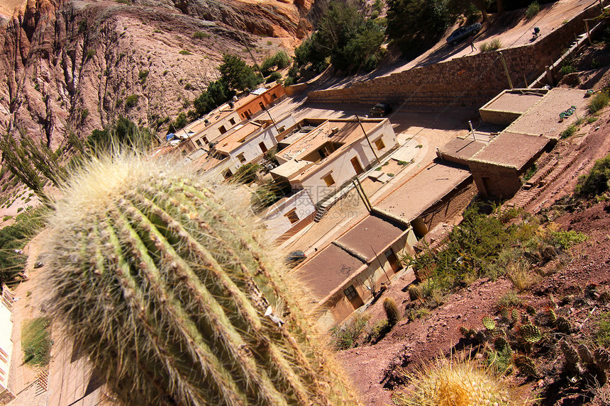 普尔马马卡岩石房子高原红色地质学干旱植物风景沙漠图片