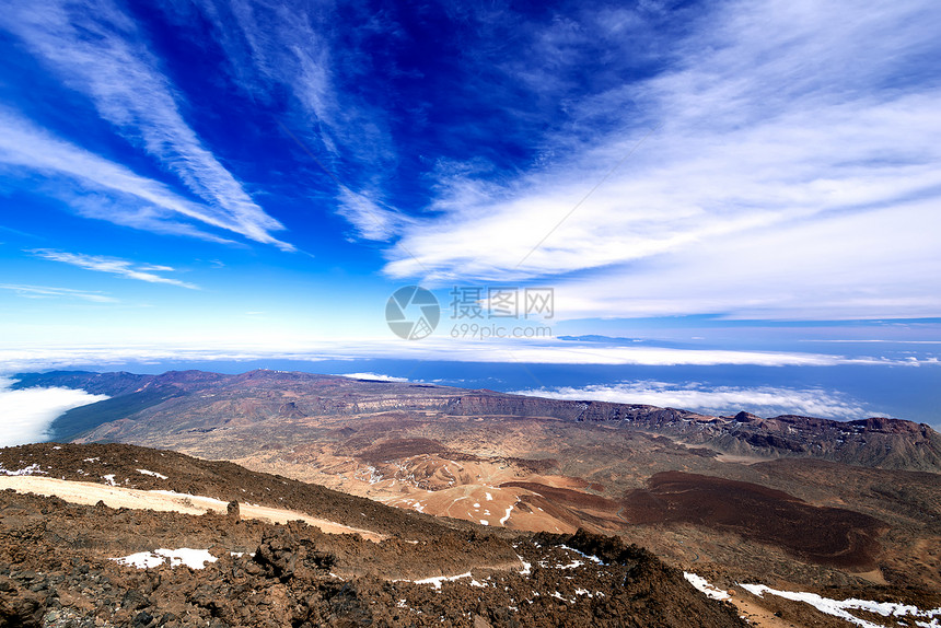 山地景观(来自德黑兰火山)图片