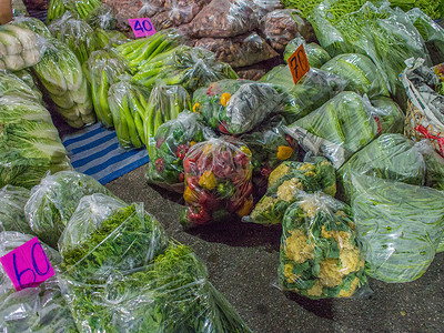 Lamphun 蔬菜市场饮食高清图片素材