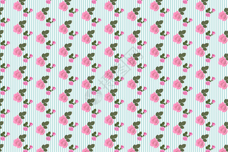 配玫瑰花的基什花岗花型壁纸粉色白色绘图玫瑰墙纸蓝色计算机背景图片