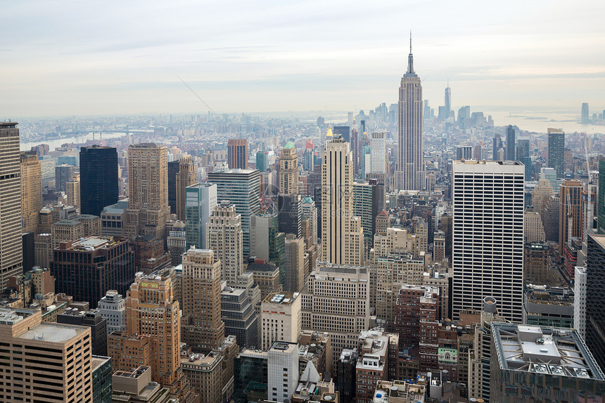 纽约市天际商业景观摩天大楼建筑学帝国港口城市球衣刮刀都市图片