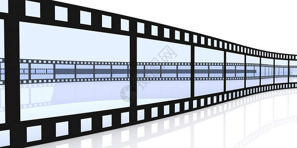 电影地带模拟娱乐摄影卷轴框架空白记录生产白色幻灯片背景图片