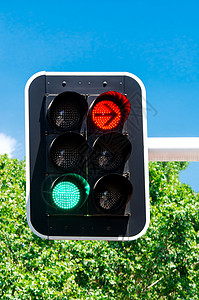 红灯和绿色绿灯运输高清图片素材