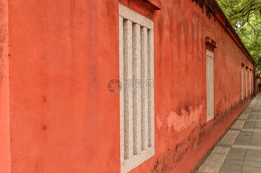 中华时装房墙壁寺庙场景红色古董窗户传统房子建筑学教育艺术图片