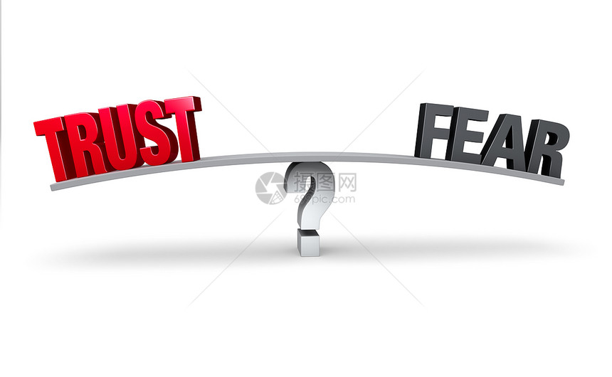 信任和恐惧之间的选择图片