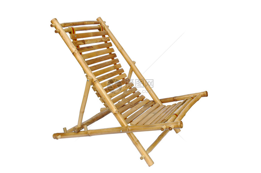 竹子休息椅隔绝停留家具长椅木头闲暇椅子座位海滩娱乐阳台图片