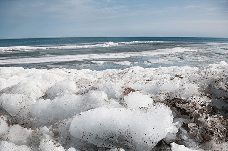 北极地区现场小丘冰块荒野冻结全球冰川环境拥抱气候海岸线冬天高清图片素材