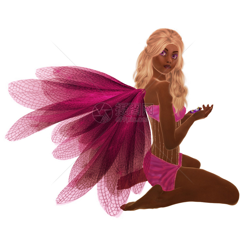 粉红仙子滚刀警笛精灵小精灵地精转向架仙女们精神冰球魔法师图片