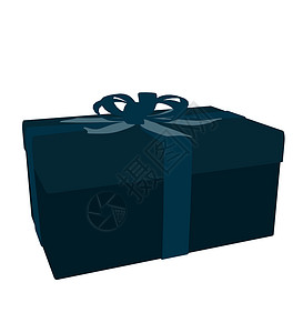 礼品盒艺术说明礼物盒盒子卡通片展示圣诞礼品盒丝带插图生日礼物圣诞礼物圣诞盒背景图片