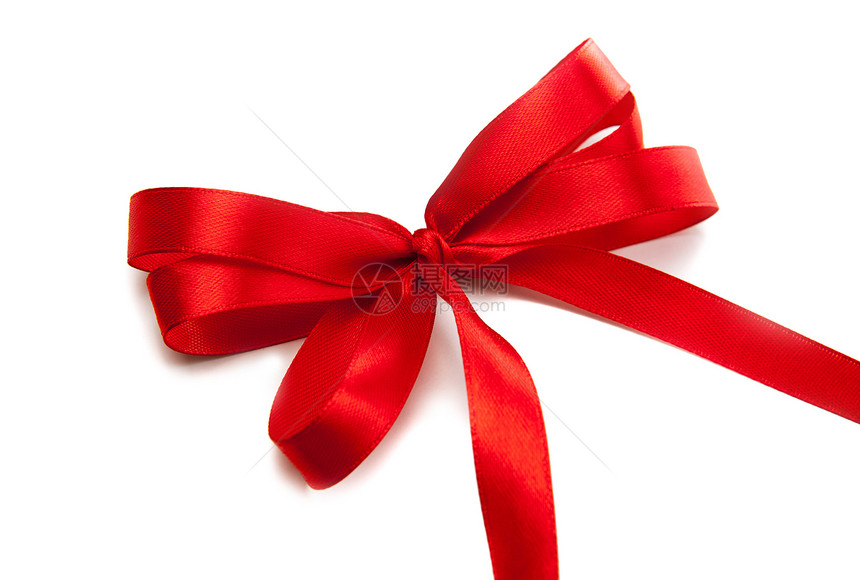 红丝带和弓纺织品织物飞机庆典生日广告床单婚礼红色奉献图片