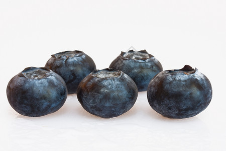 蓝莓甜点食物团体白色水果背景图片