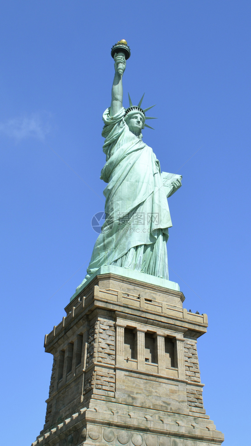 自由女神像  纽约市  38火炬历史自由女神自由国家地标雕像历史性图片