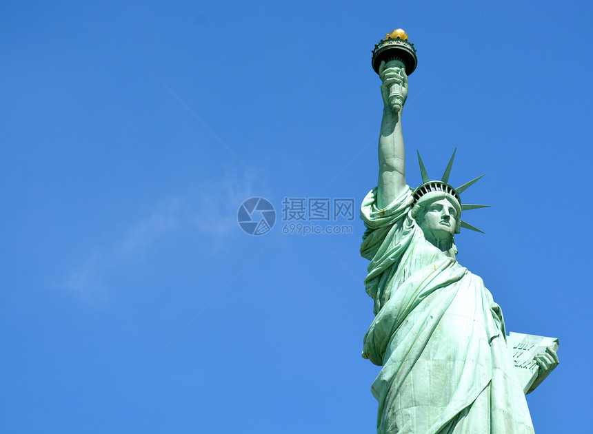 自由女神像  纽约市  27自由女神自由历史性国家历史火炬雕像地标图片