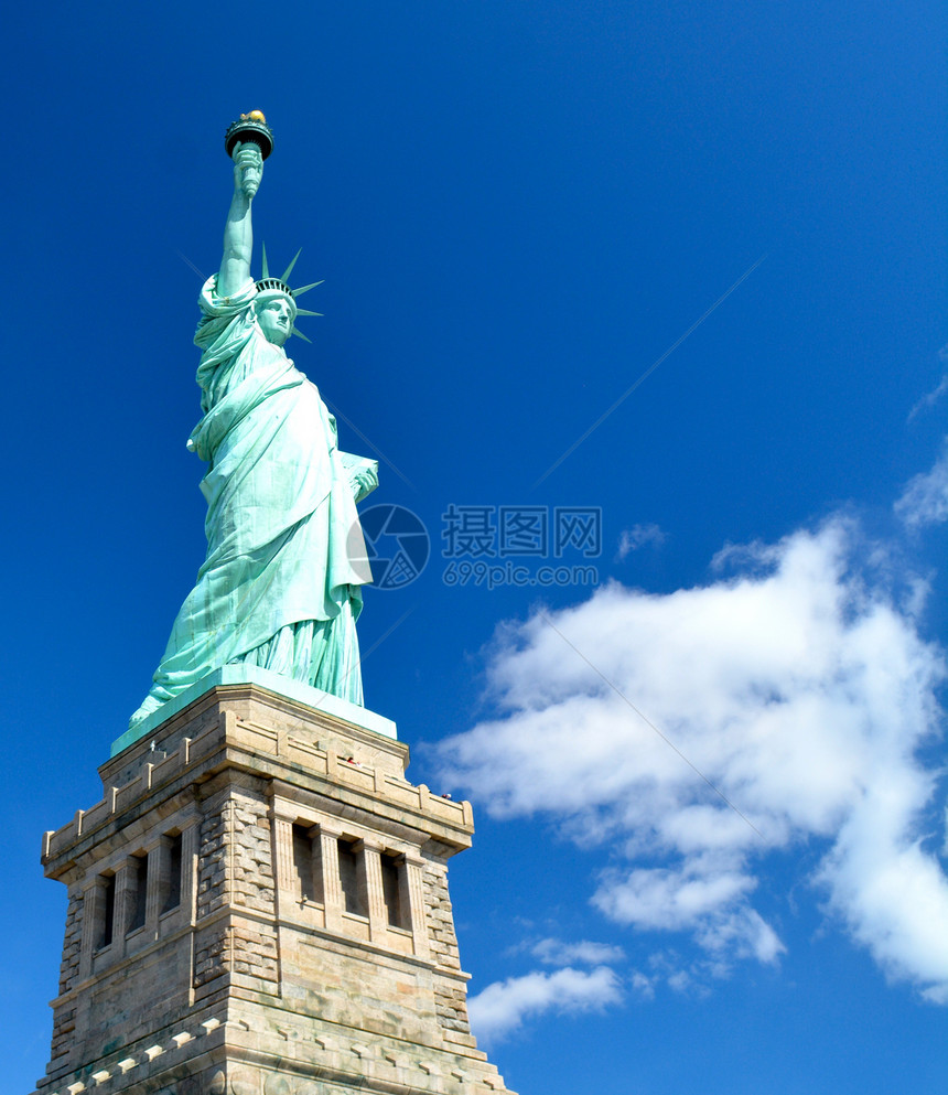 自由女神像  纽约市  61雕像火炬国家历史地标自由自由女神历史性图片