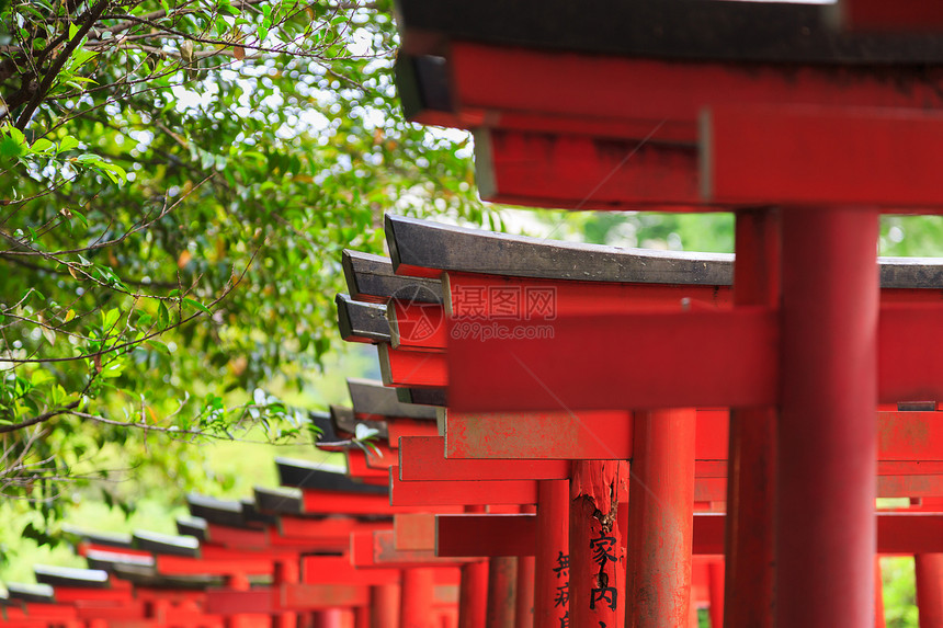 东京信户神庙的托里伊文化寺庙小路地标旅游旅行历史性入口神社建筑学图片